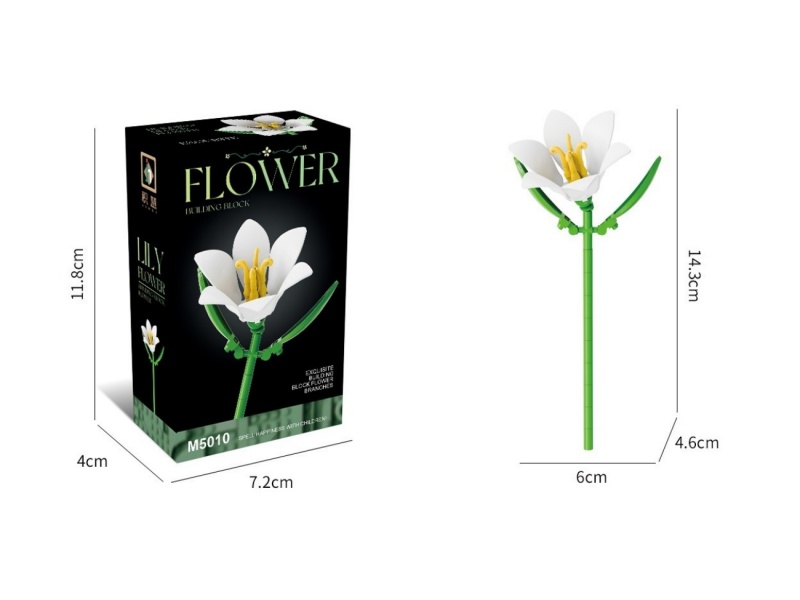 Building Blocks: 34 Pcs Of Lilies