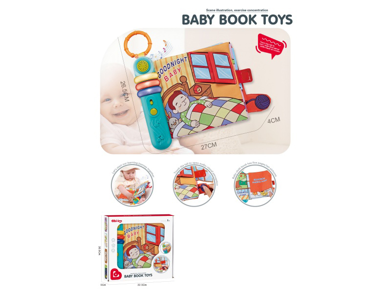 Bedtime Story Music Cloth Book (With Electronic Pages)