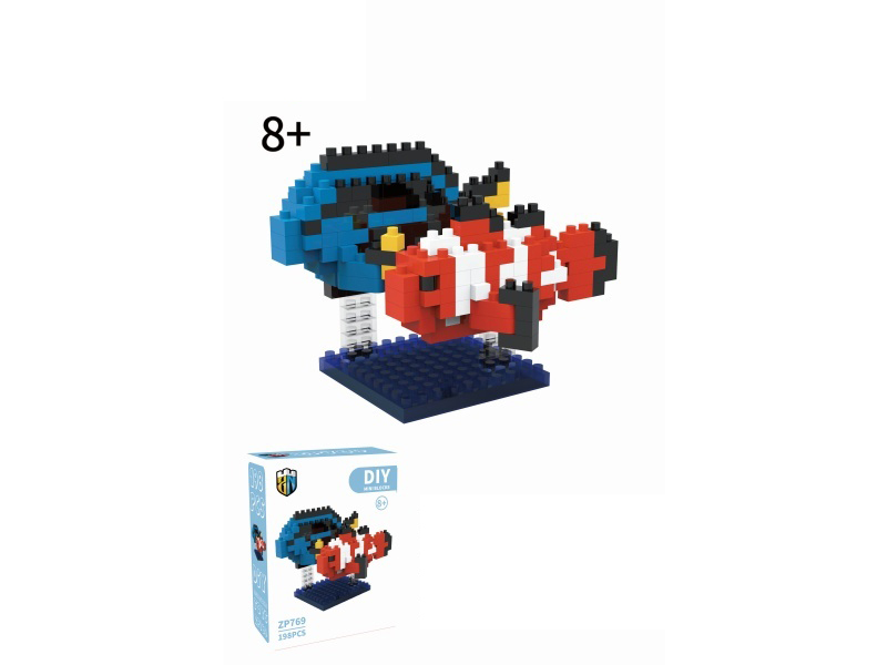 Clownfish Building Blocks Ocean Series 198PCS