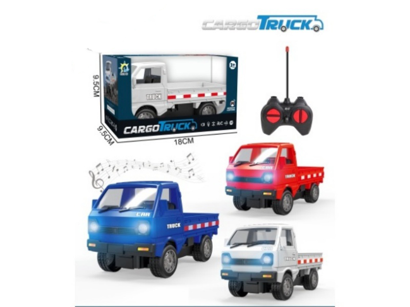 1:20 Four-Way Small Truck (Diy Stickers + 27-Frequency Lights)