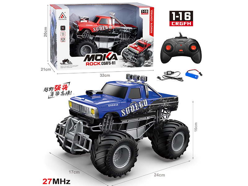 1:16 Remote Control Big Wheels Off-Road Vehicle