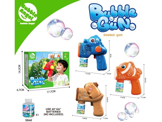 Cute Bubble Gun With Light