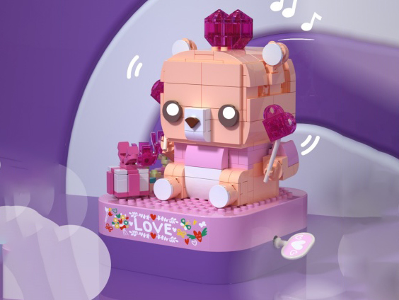 Building Block: Valentine'S Day - Representing A White Bear