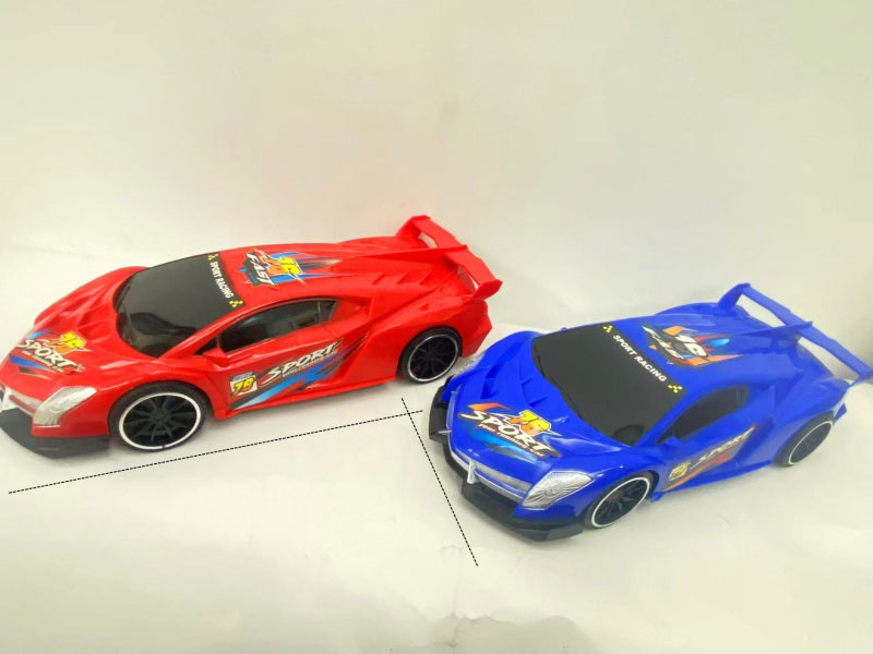 Inertial Lamborghini Racing Car (Blue/Red Mixed color)
