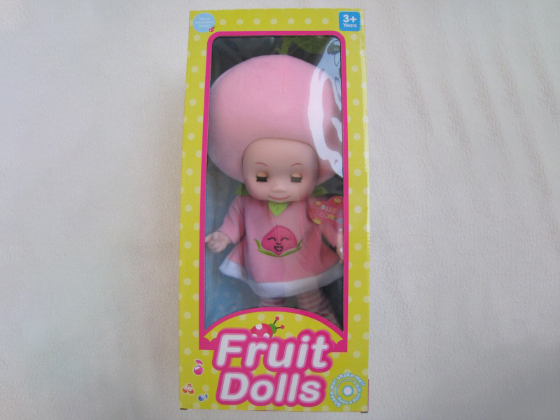 18-Inch Musical Peach Doll