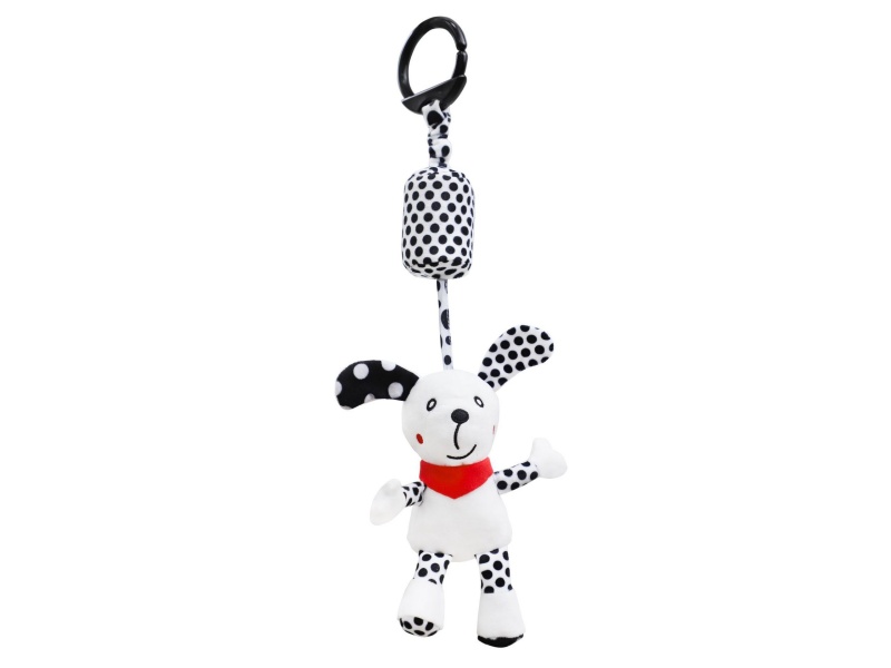 A Plush Baby Bell Pendant With A Vocal Puppy