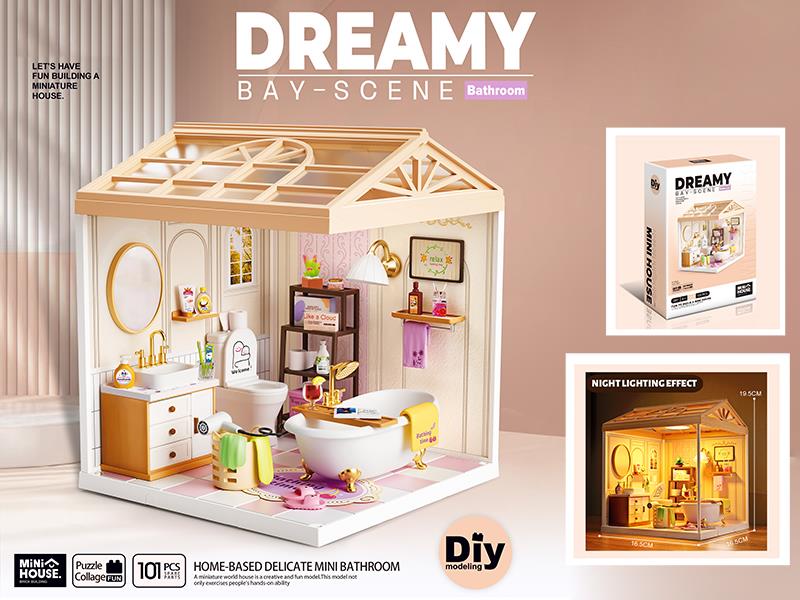 DIY Model - Based Delicate Mini Bathroom