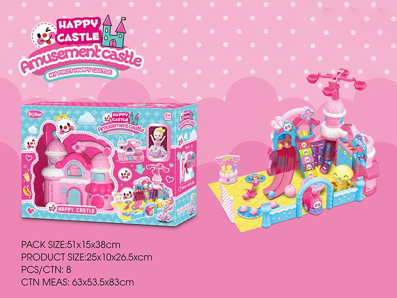 Amusement Castle Girl Play House Toys