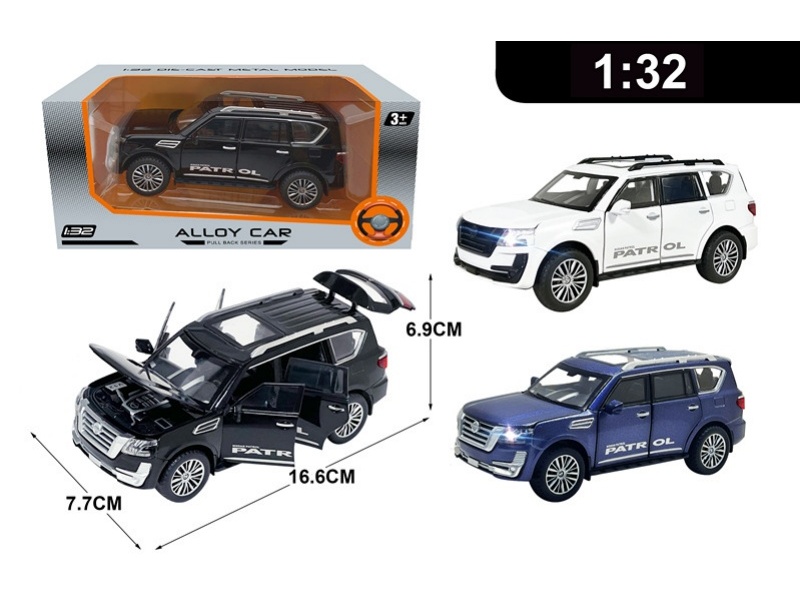 1:32 Alloy Model Window Box Rebound Force/With Light And Sound, 3 Ag13 Batteries Included