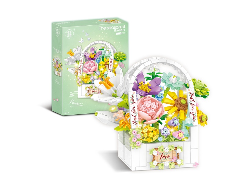 Flower Basket Building Blocks 1416pcs