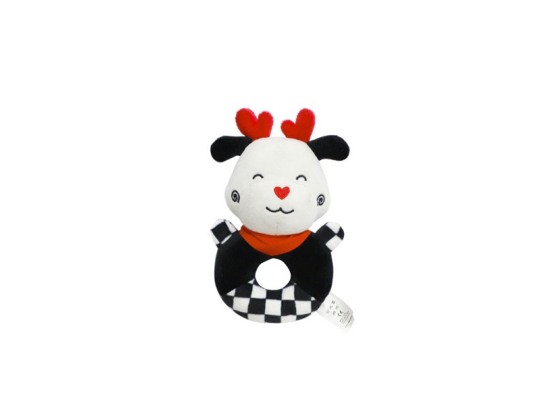 Bb Called The White Deer Baby Soothing Plush Hand-Cranked Ring