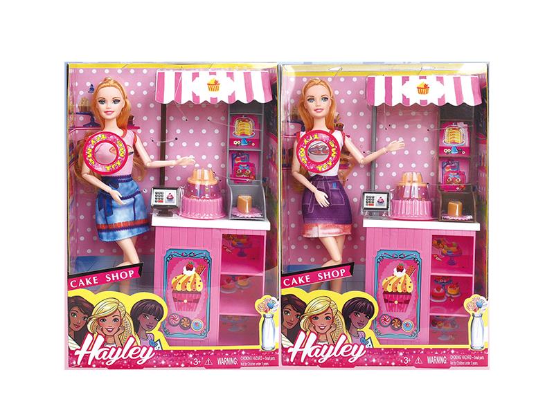 Hayley Fashion Doll Cake Shop Set