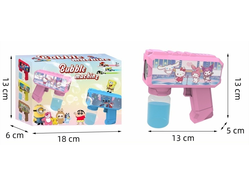 Multi-Hole Light Automatic Bubble Gun (Sanrio)