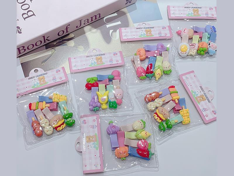 Girls' Hairpin Accessory Set, 24 Pieces