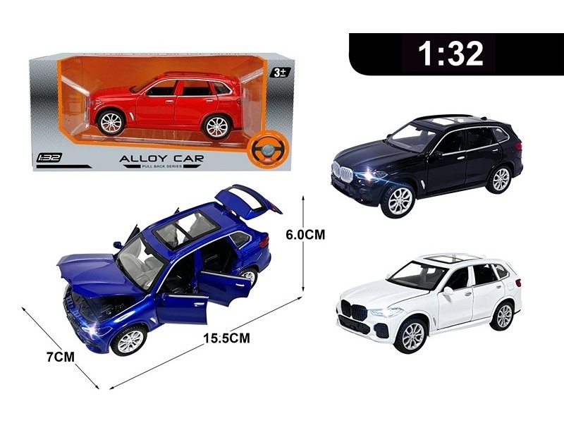 1:32 Alloy Model Window Box Rebound Force/With Light And Sound, 3 Ag13 Batteries Included