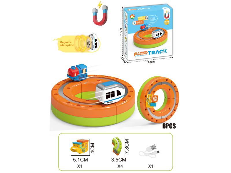 DIY Magnetic Levitation Track Toys 6pcs