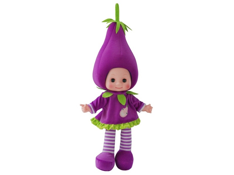 18-Inch Eggplant Music Doll (Opp Bag)