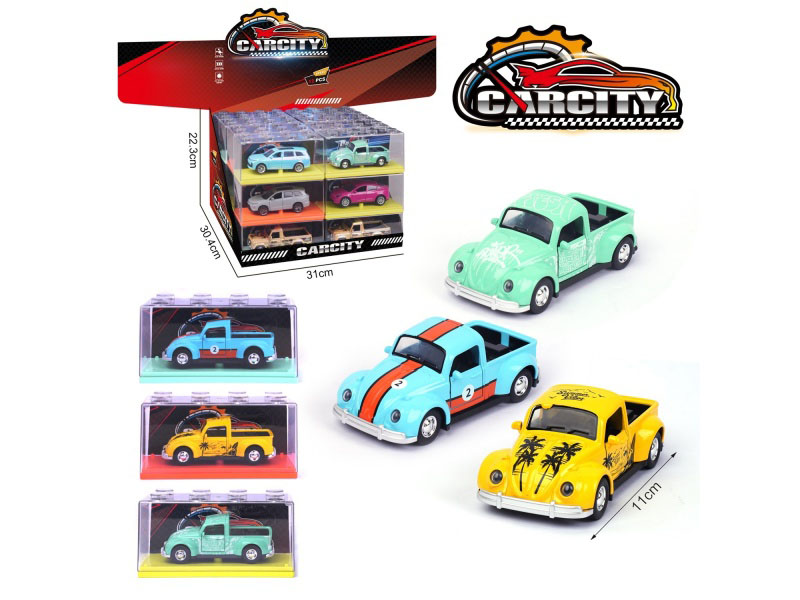 1:36 Huili Alloy Car Vintage Car