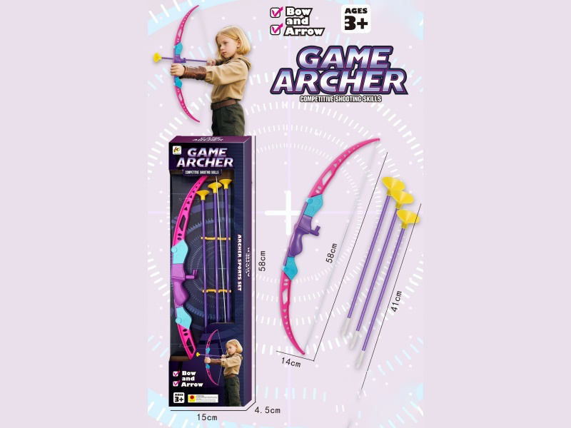 54Cm Bow With Arrow