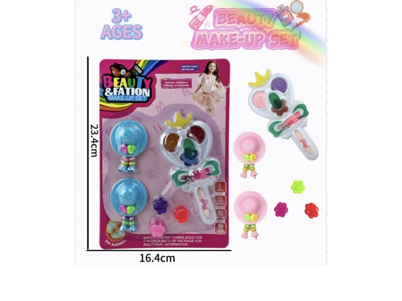 Fairy wand makeup, accessories and toys come with 3 clips and 2 cap flowers