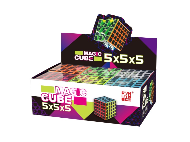 5×5×5 Carbon Fiber Rubik's Cube 6pcs