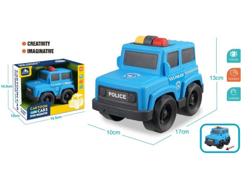 Lights And Sounds - Cartoon Police Car