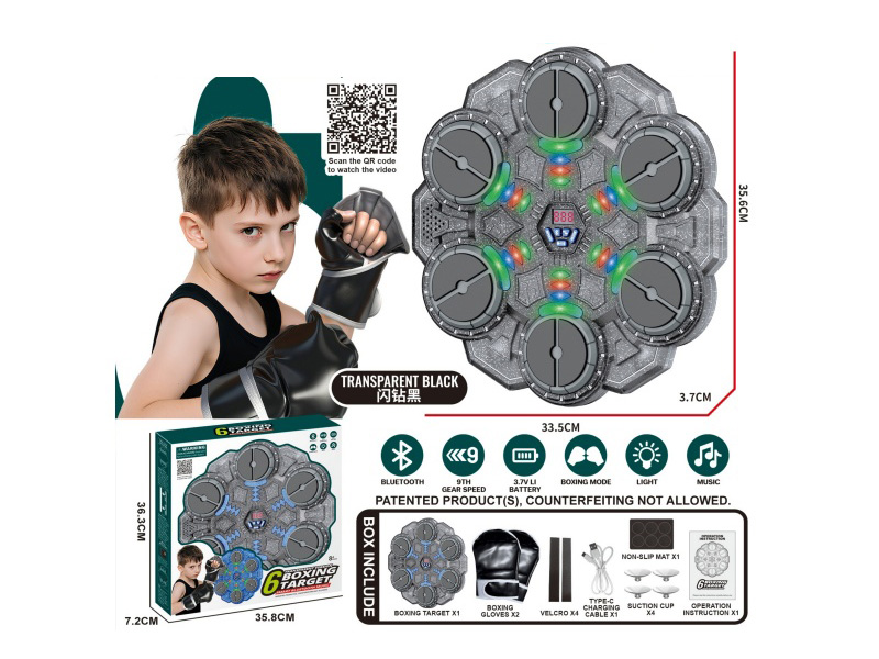 6-Key Intelligent Bluetooth Music Boxing Target