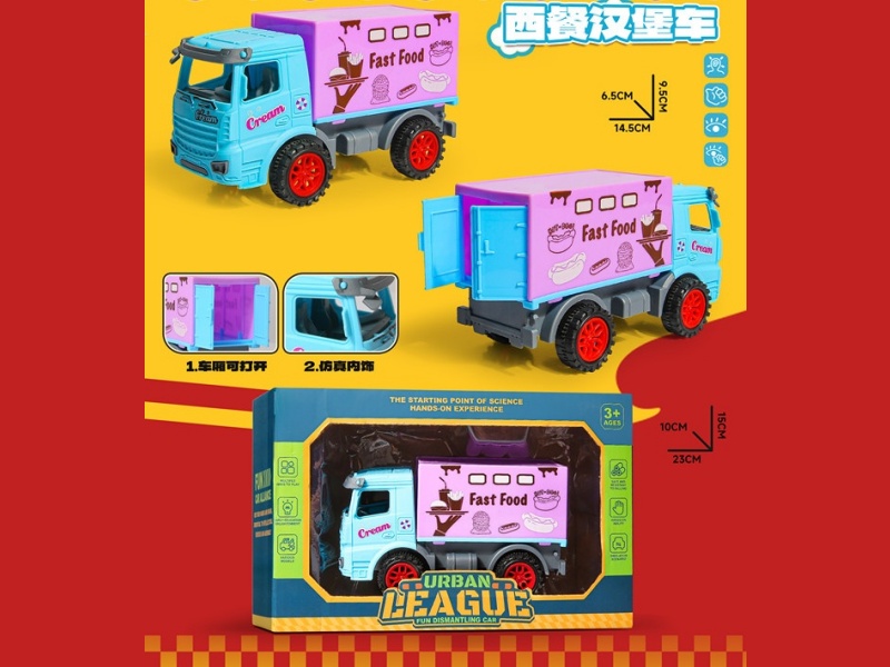 Sliding Fast Food Truck