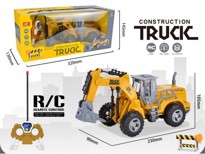 4-Channel  Remote Control  Engineering Truck