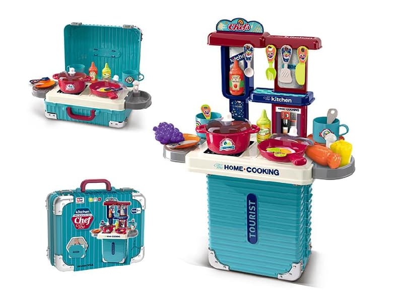 Kitchen Play Set Suitcase