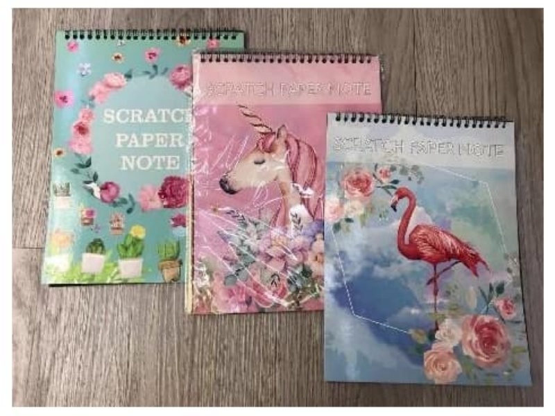 Scratch Book (Horse, Bird, Flower)