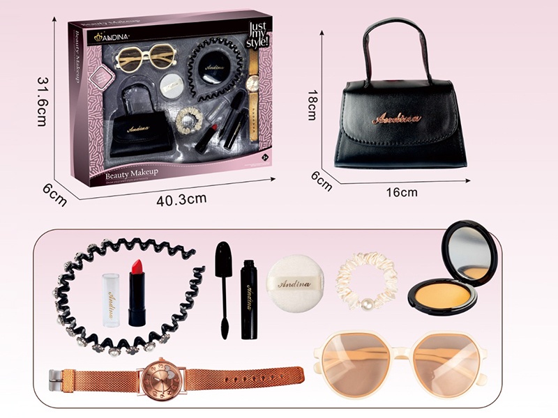 Handbag + Beauty Makeup Set