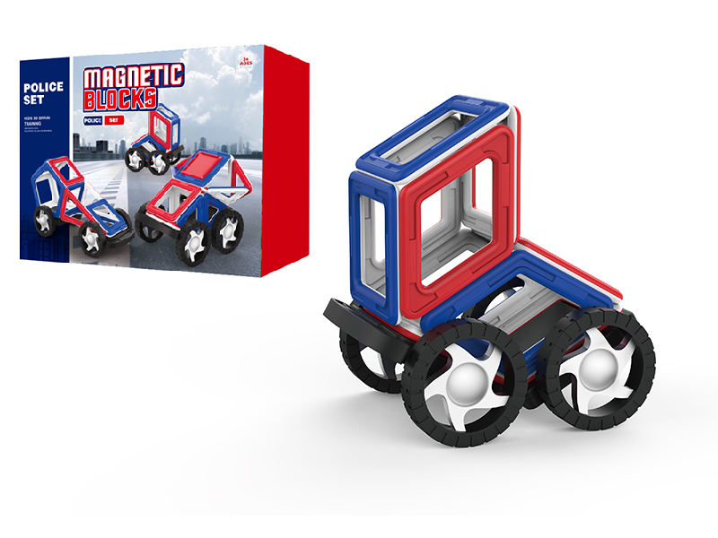 Police Series Magnetic Building Blocks 45PCS