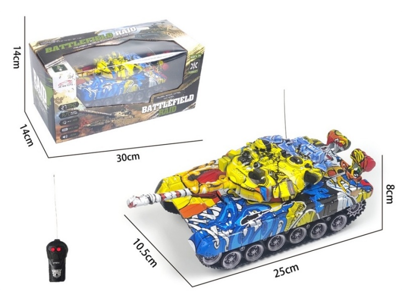 2-Channel  Tank Graffiti With Light And  Music