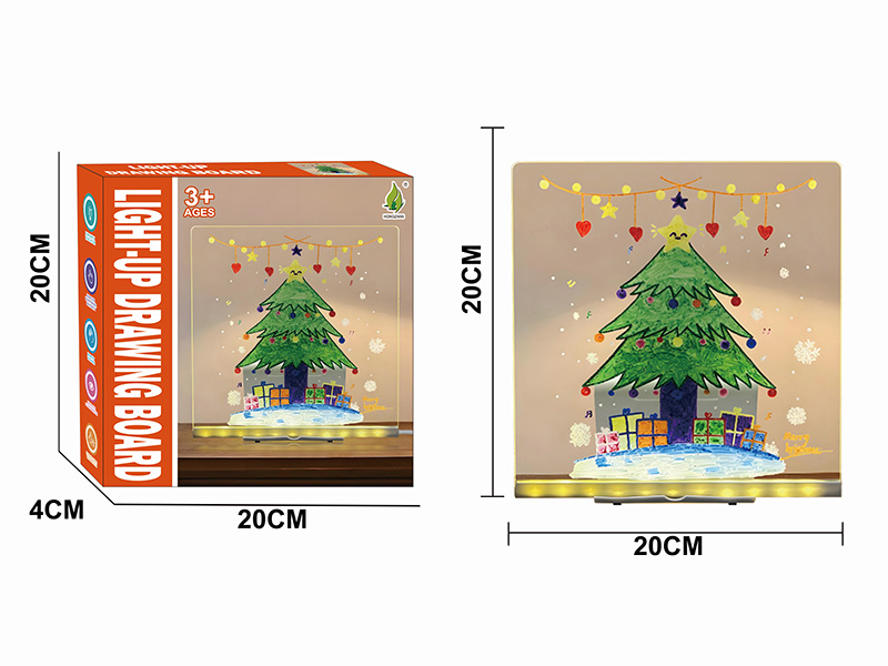 Medium Size Light-Up Drawing Board - Christmas Tree