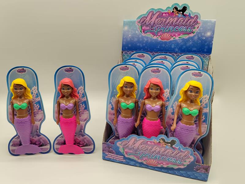 Diving Mermaid Princess Toy With Lights(7", Pearly Lustre)12pcs