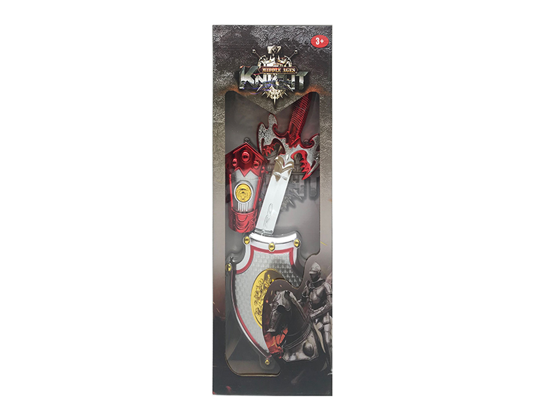 Electroplating Spray-Painted Sword + Hand Armor + Shield