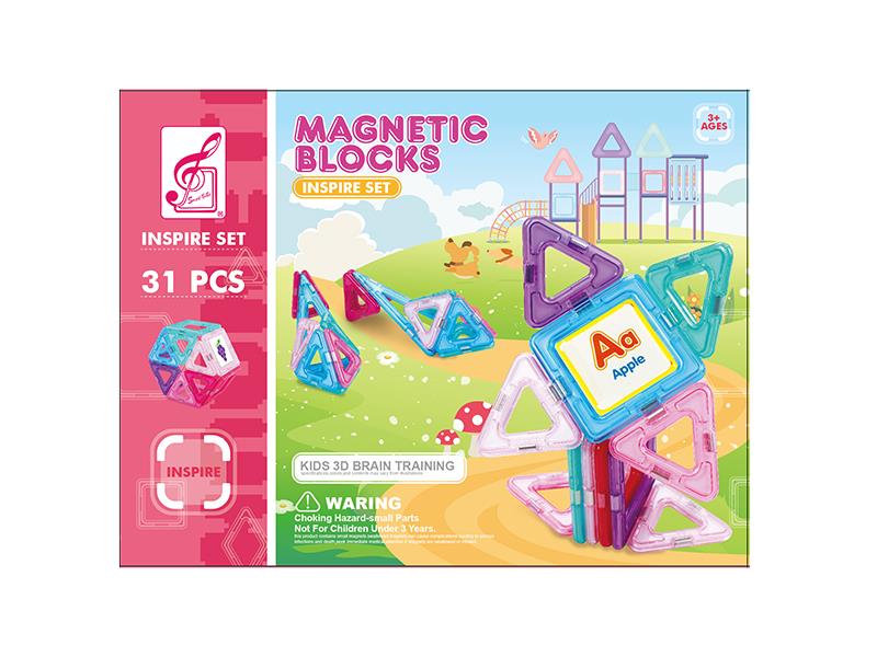 Girl Series Magnetic Building Blocks 31pcs
