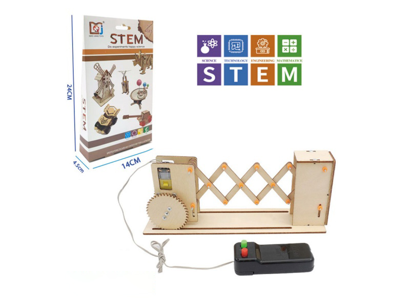 DIY Wooden Wire Control Electric Retractable Door