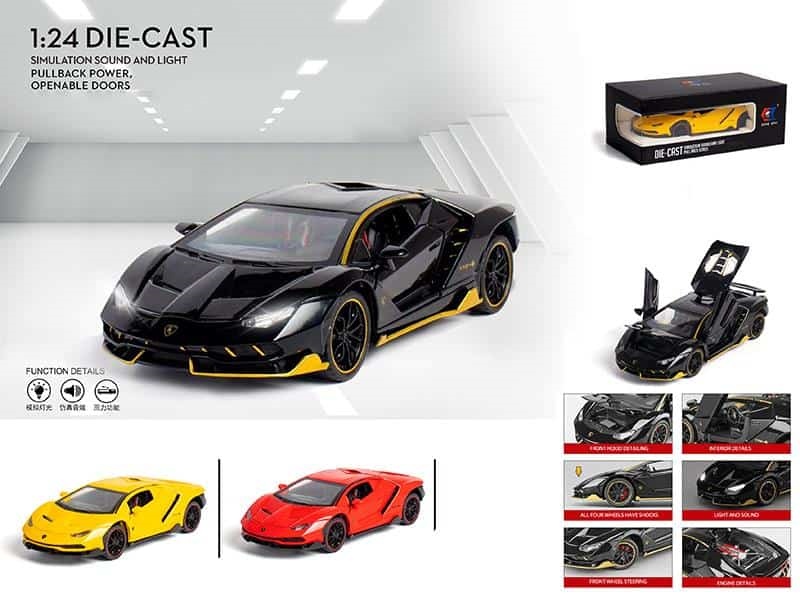 1:24 Lamborghini Alloy Sports Car Model