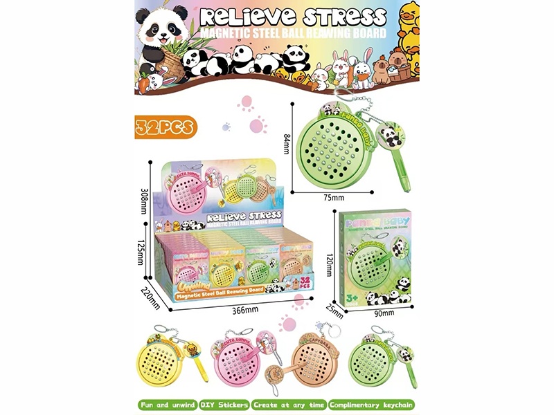 Cartoon Magnetic Drawing Board (32Pcs Single Small Box Price)