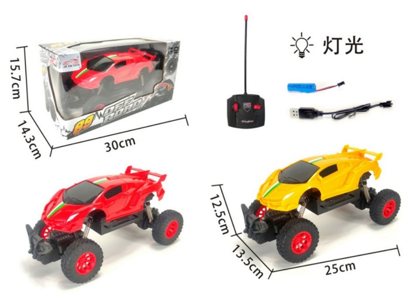 4-Channel  Remote Control Climbing Off-Road Vehicle With Light
