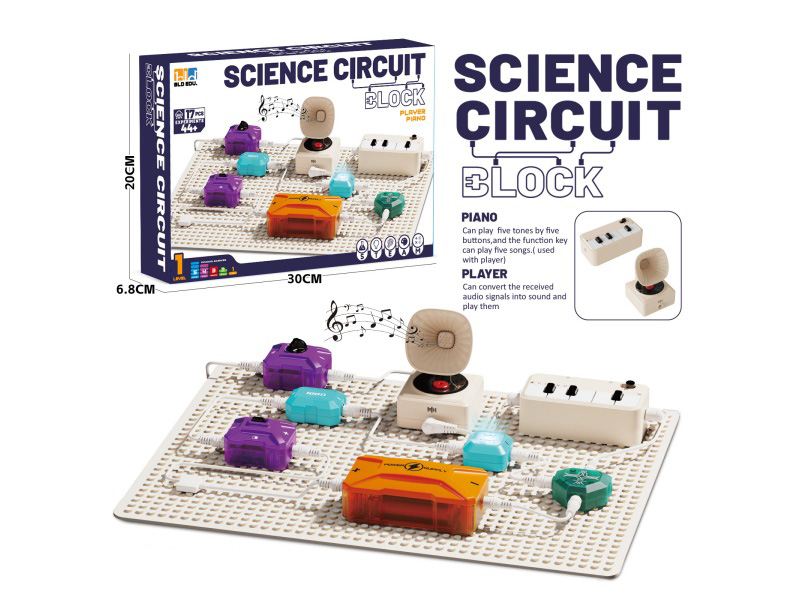 Circuit Building Blocks: Piano + Speaker + Indicator Light