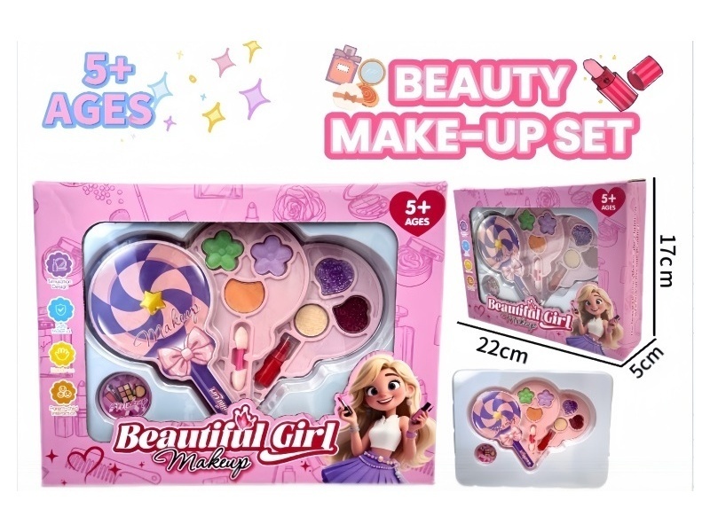 Double-layer lollipop children's makeup accessories and toys