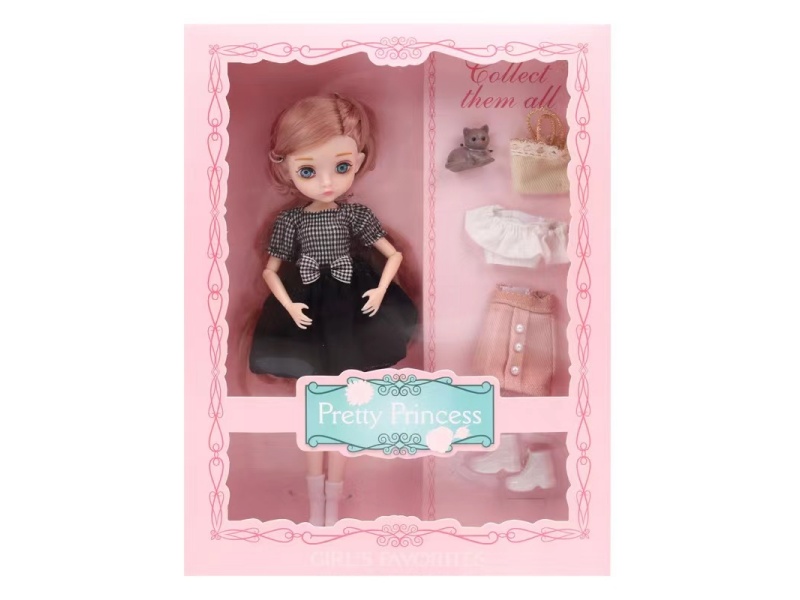 10" Fashion Doll With Clothes
