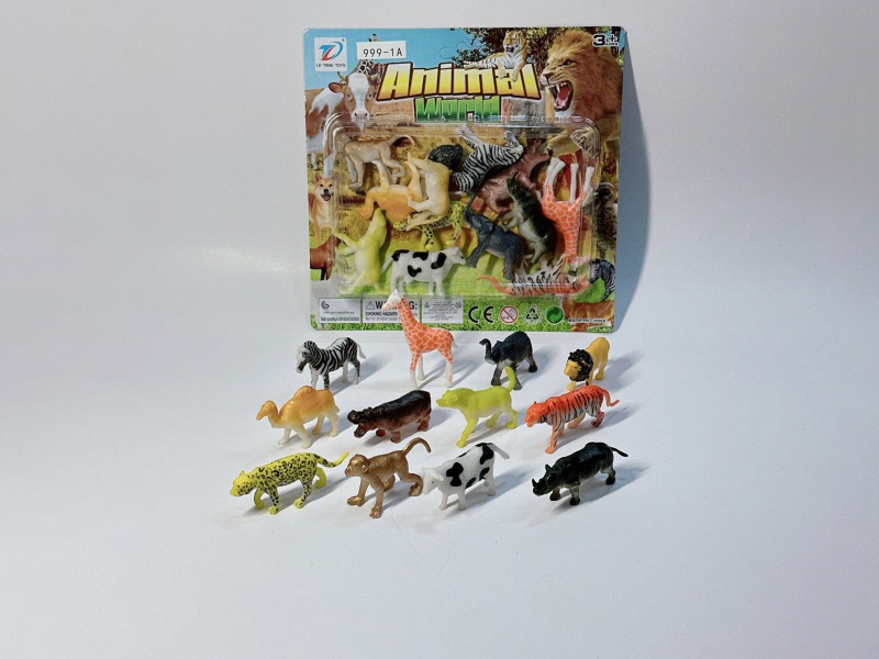Pvc Simulation Wildlife 12Pcs