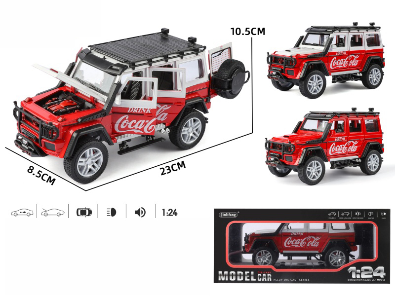 1:24 Benz G-Class Coca Cola Version Alloy Car