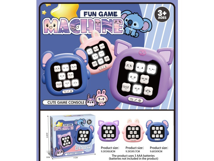 "Press And Play The Whack-A-Mole Game Machine, Kuromi Sidi.