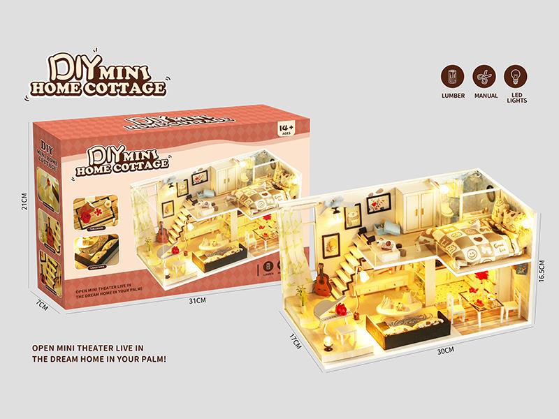 DIY Mini Home Cabin(No Music)