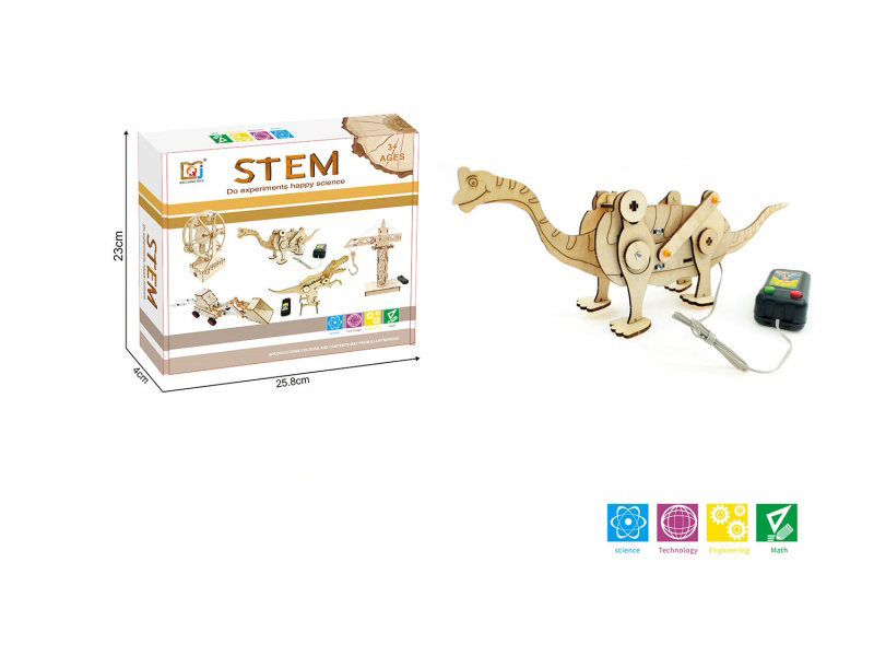 DIY Wooden Wire Control Brachiosaurus